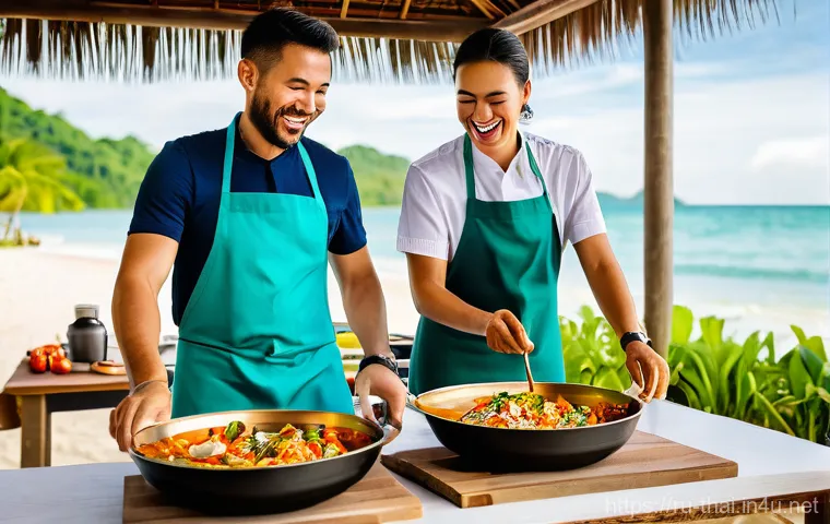 태국의 주요 이벤트 홀 - A group of diverse professionals, both men and women, dressed in smart business casual attire, activ...