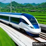 태국의 도시 계획 변화 - Thailand's Modern Transport Transformation**
    "A vibrant, high-angle shot showcasing a sleek, mod...