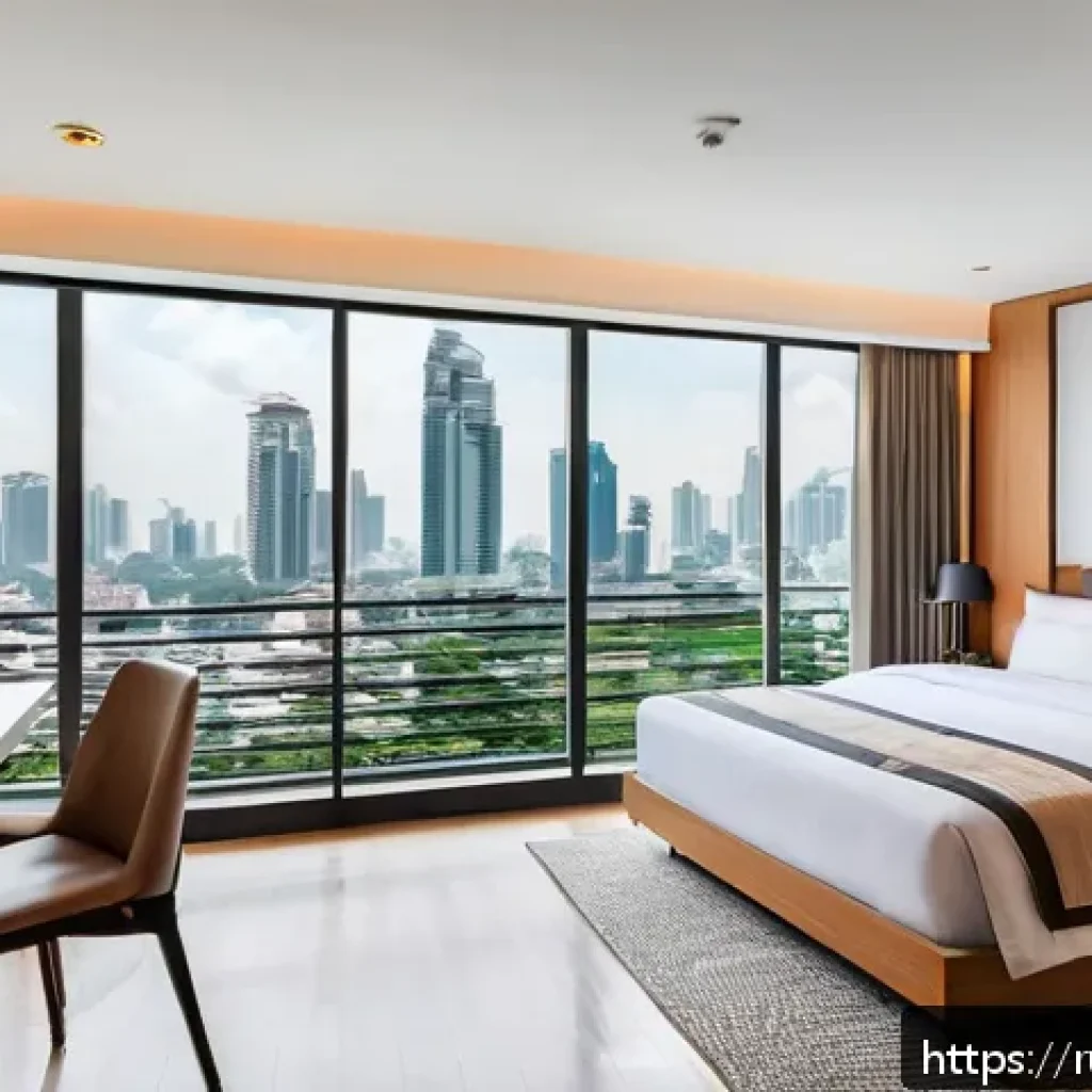 태국 물가 정보 - A cozy modern apartment interior in Bangkok’s Sukhumvit district, featuring a bright, well-furnished...